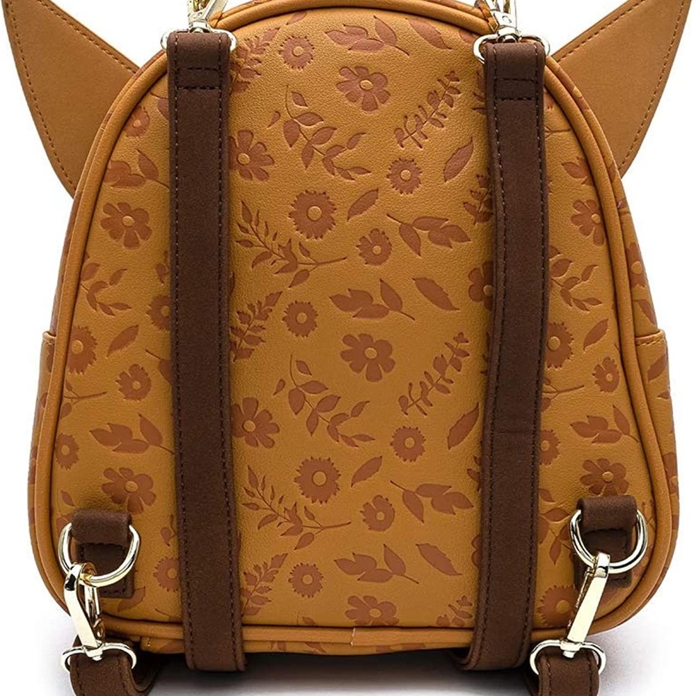 Exclusive Loungefly Pokemon Eevee Cosplay Convertible Mini Backpack - Picture 15 of 16